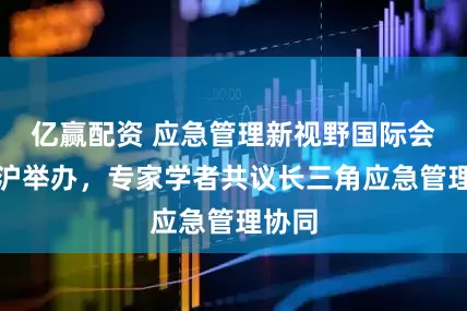 亿赢配资 应急管理新视野国际会议在沪举办，专家学者共议长三角应急管理协同