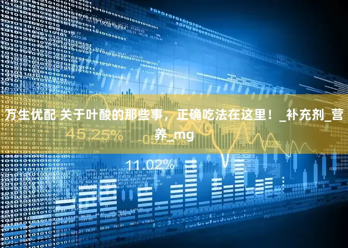 万生优配 关于叶酸的那些事，正确吃法在这里！_补充剂_营养_mg